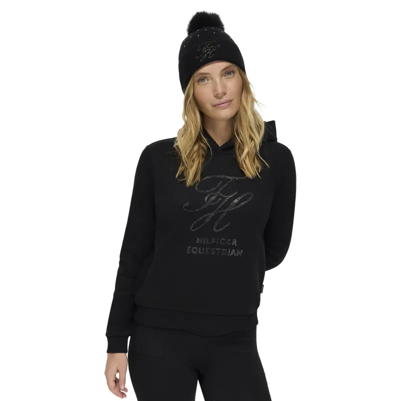 Tommy Hilfiger Estelle Women's Rhinestone Hoodie - Black
