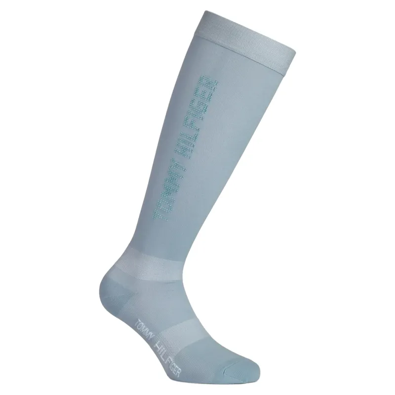 Tommy Hilfiger Fontana Rhinestone Riding Socks - Sweet Blue