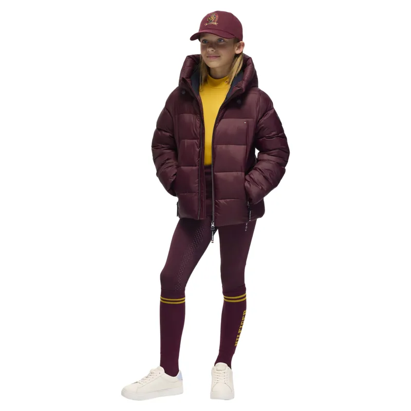 Tommy Hilfiger Glendale Junior Puffer Jacket - Deep Burgundy-1