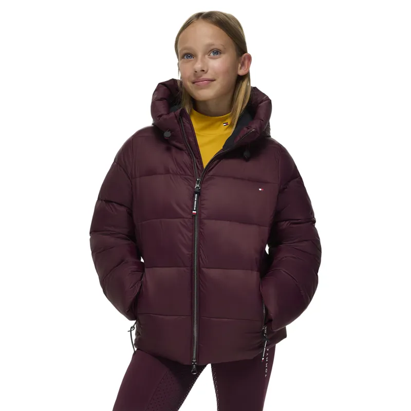 Tommy Hilfiger Glendale Junior Puffer Jacket - Deep Burgundy