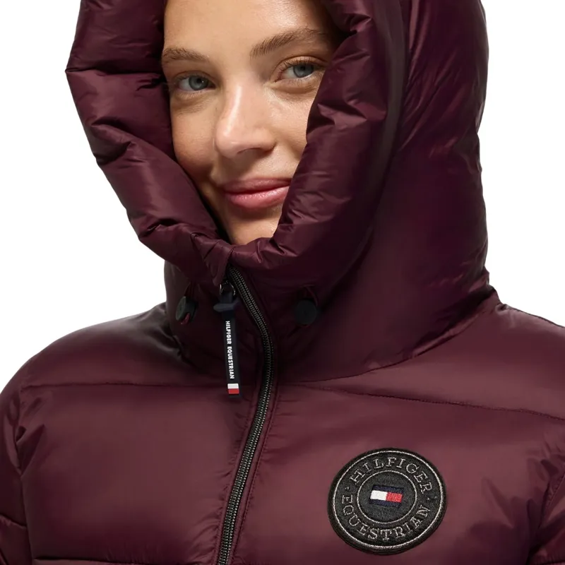 Tommy Hilfiger Glendale Women's Puffer Jacket - Deep Burgundy-7