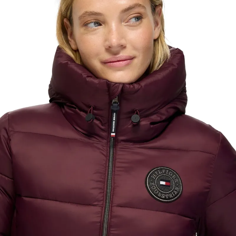 Tommy Hilfiger Glendale Women's Puffer Jacket - Deep Burgundy-6