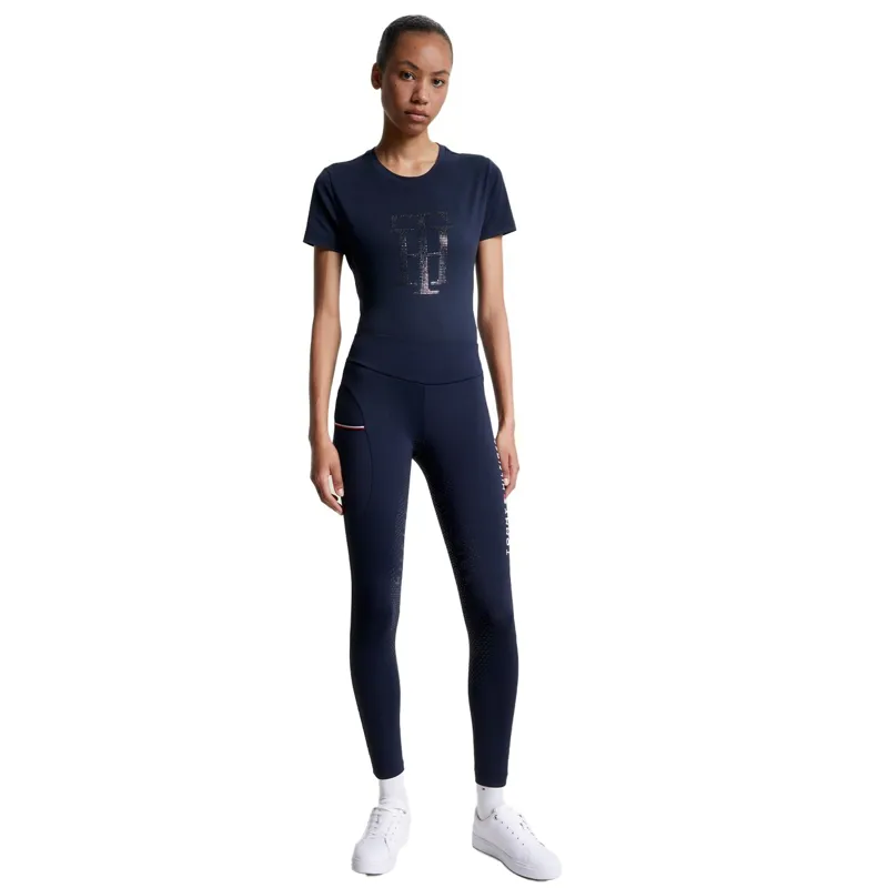 Tommy Hilfiger Highland Women's Full Grip Breeches - Desert Sky-3