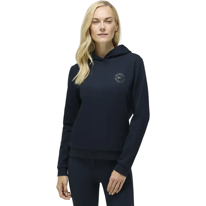 Tommy Hilfiger Hollywood Women's Rhinestone Hoodie - Desert Sky