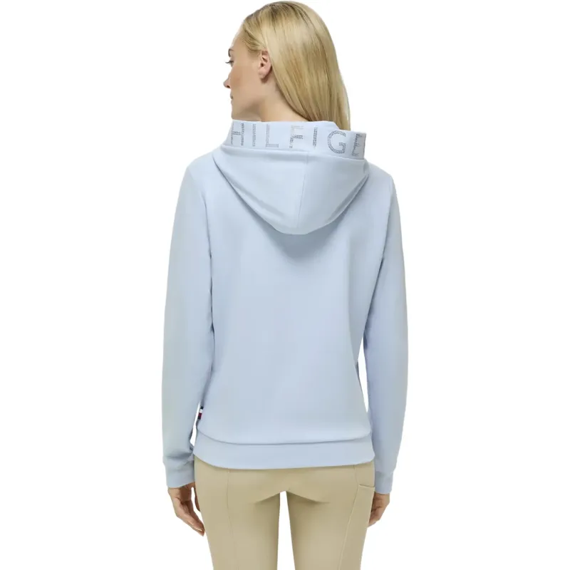 Tommy Hilfiger Hollywood Women's Rhinestone Hoodie - Sweet Blue-1