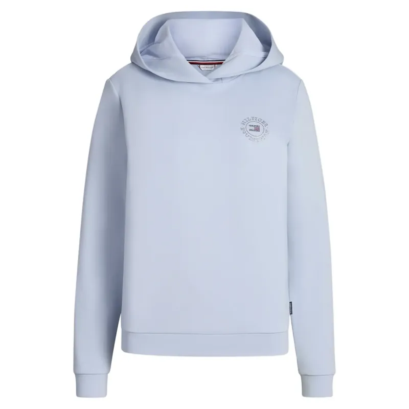 Tommy Hilfiger Hollywood Women's Rhinestone Hoodie - Sweet Blue-2
