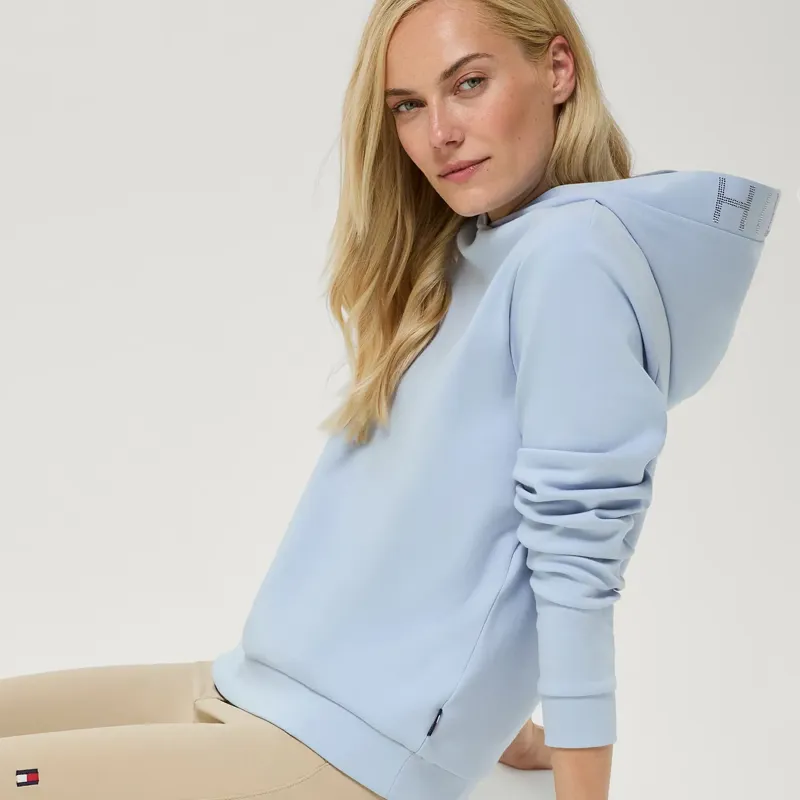 Tommy Hilfiger Hollywood Women's Rhinestone Hoodie - Sweet Blue-3