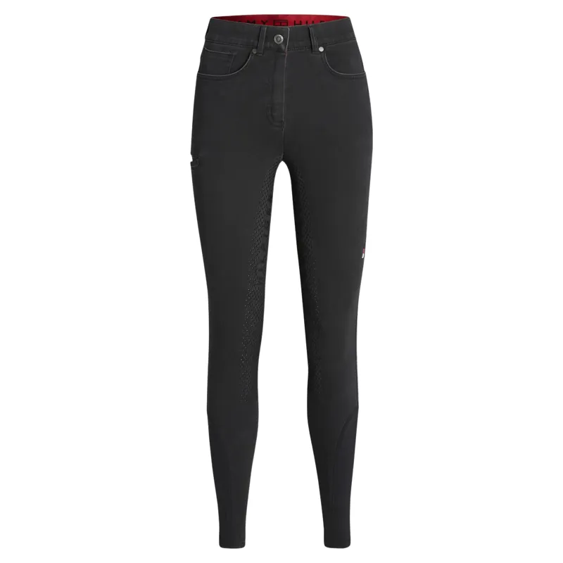 Tommy Hilfiger Hope Womens Full Grip Denim Breeches - Black-1