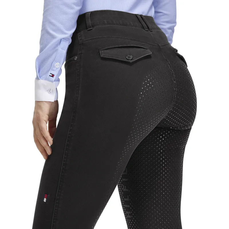 Tommy Hilfiger Hope Womens Full Grip Denim Breeches - Black-3