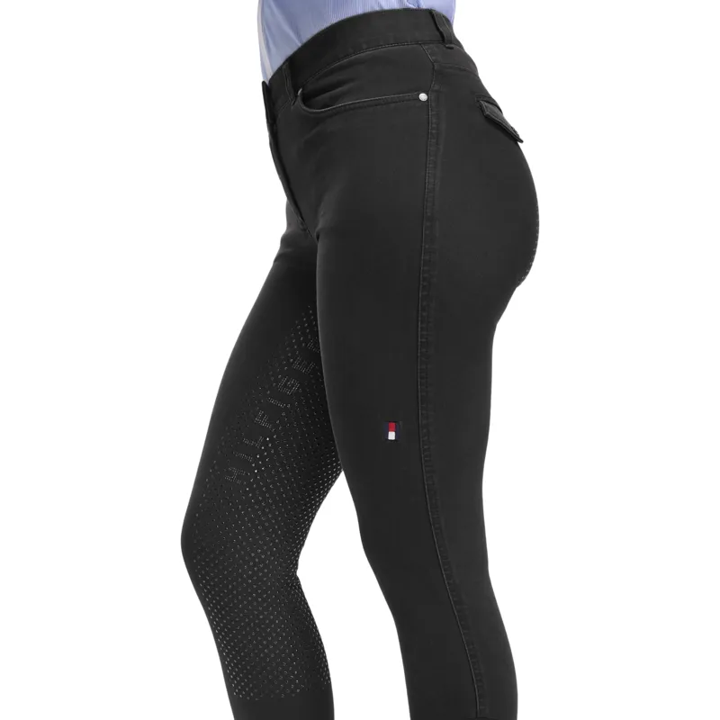 Tommy Hilfiger Hope Womens Full Grip Denim Breeches - Black-6