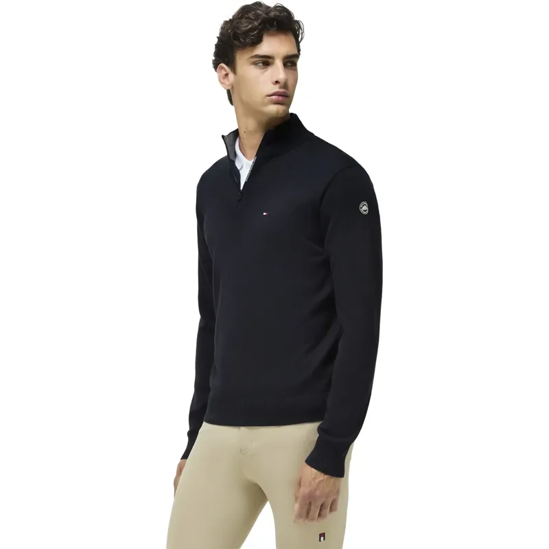 Tommy Hilfiger Irvine Men's 1/4 Zip Sweatshirt - Desert Sky-1