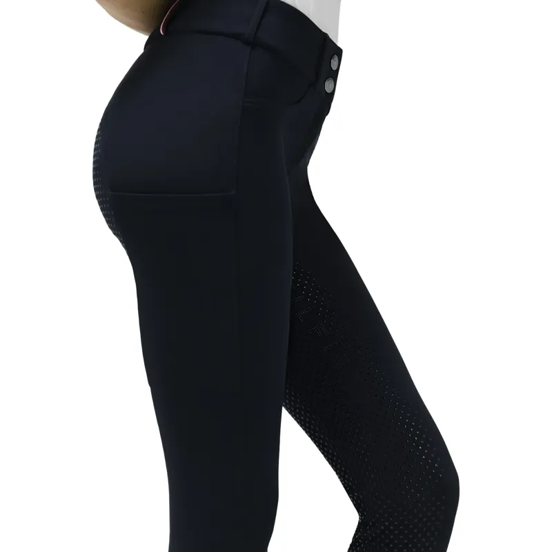 Tommy Hilfiger Lea Women's Full Grip Breeches - Dusky Blue-6