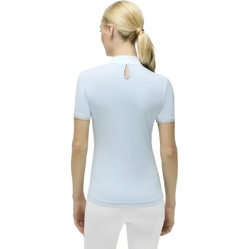 Tommy Hilfiger Linsay Women's Short Sleeve Show Shirt - Sweet Blue-1