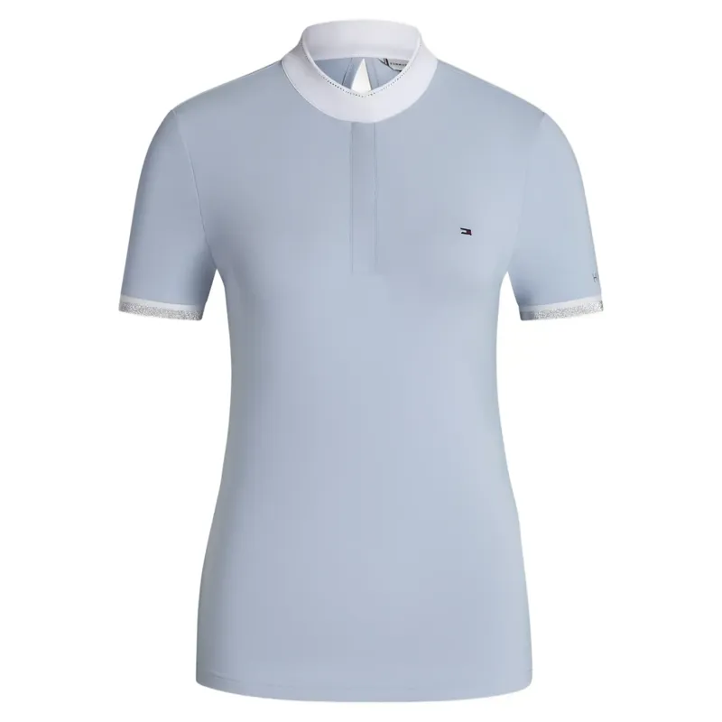 Tommy Hilfiger Linsay Women's Short Sleeve Show Shirt - Sweet Blue-2