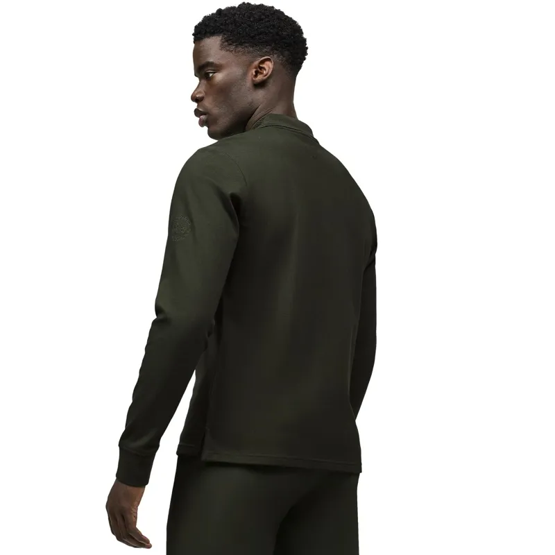 Tommy Hilfiger Erwin Men's Long Sleeve Polo Shirt - Pine-2
