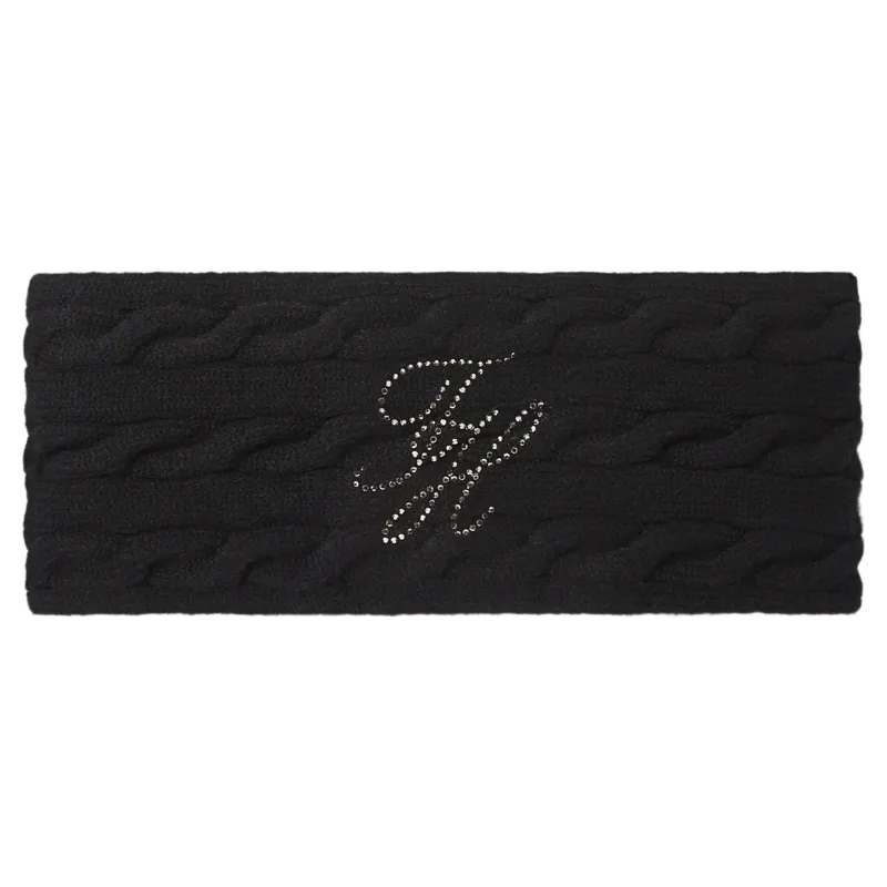 Tommy Hilfiger Maggie Women's Rhinestone Headband - Black