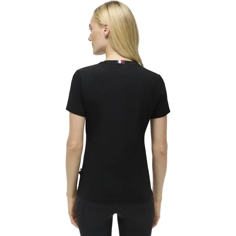 Tommy Hilfiger Malibu Rhinestone Women's T-Shirt - Black-1