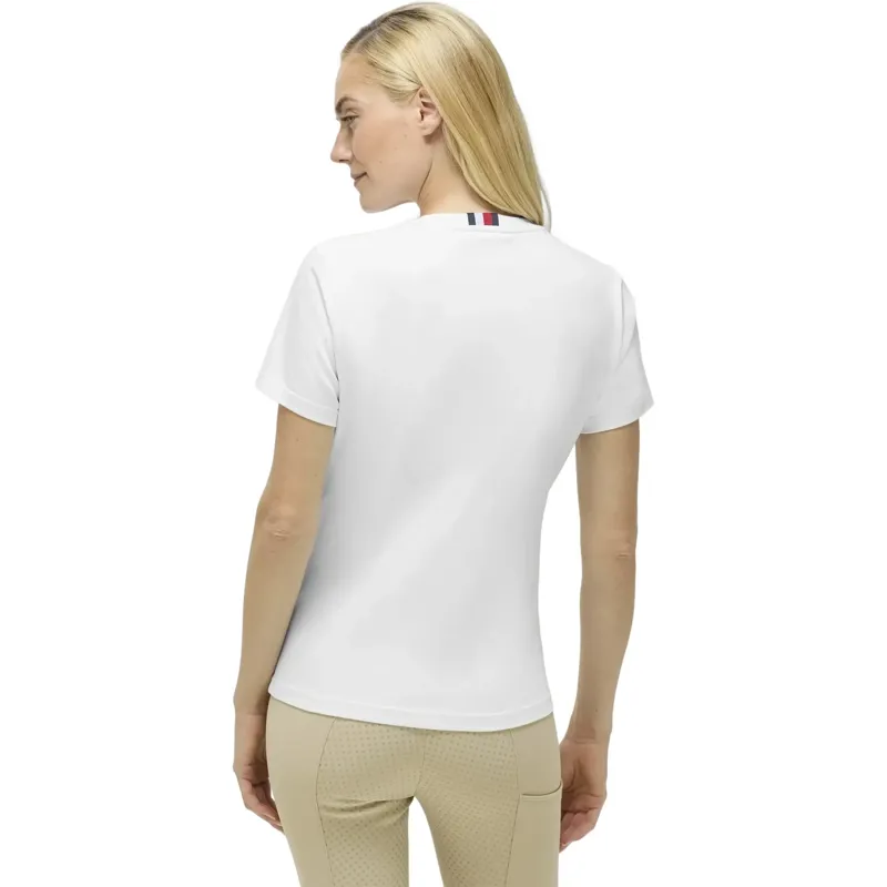 Tommy Hilfiger Malibu Rhinestone Women's T-Shirt - Optic White-2
