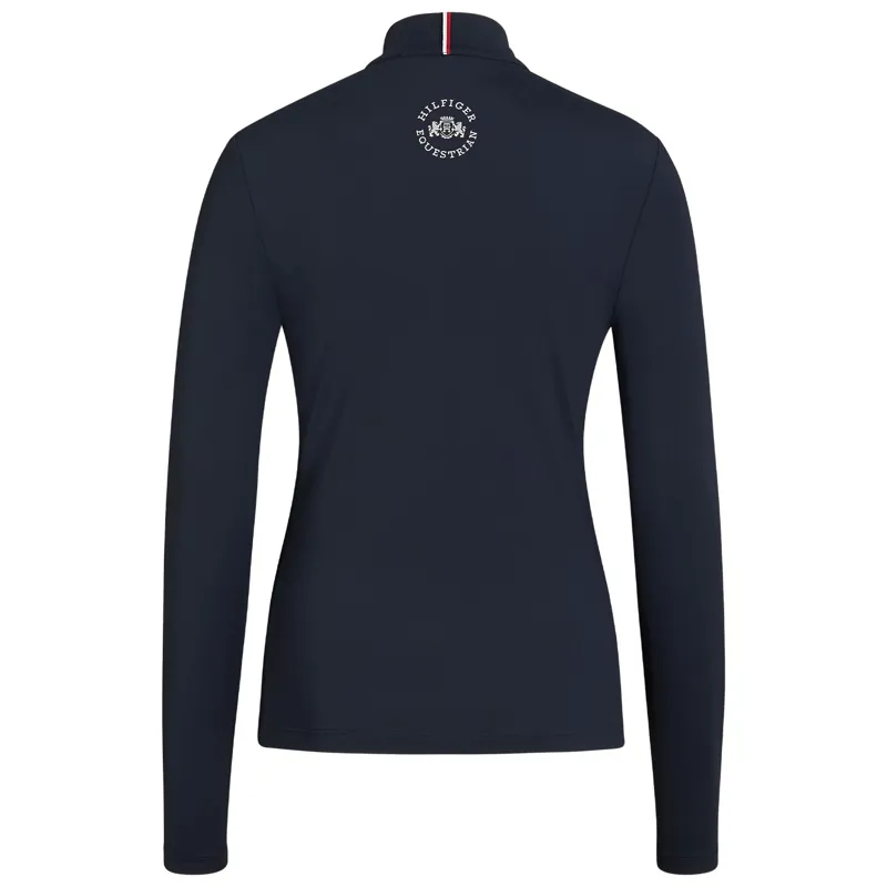 Tommy Hilfiger Milo Women's 1/4 Zip Base Layer - Desert Sky-4