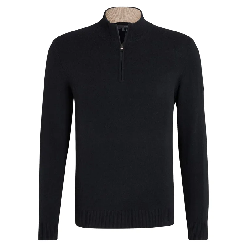 Tommy Hilfiger Oakfield Men's 1/4 Zip Sweater - Desert Sky-1