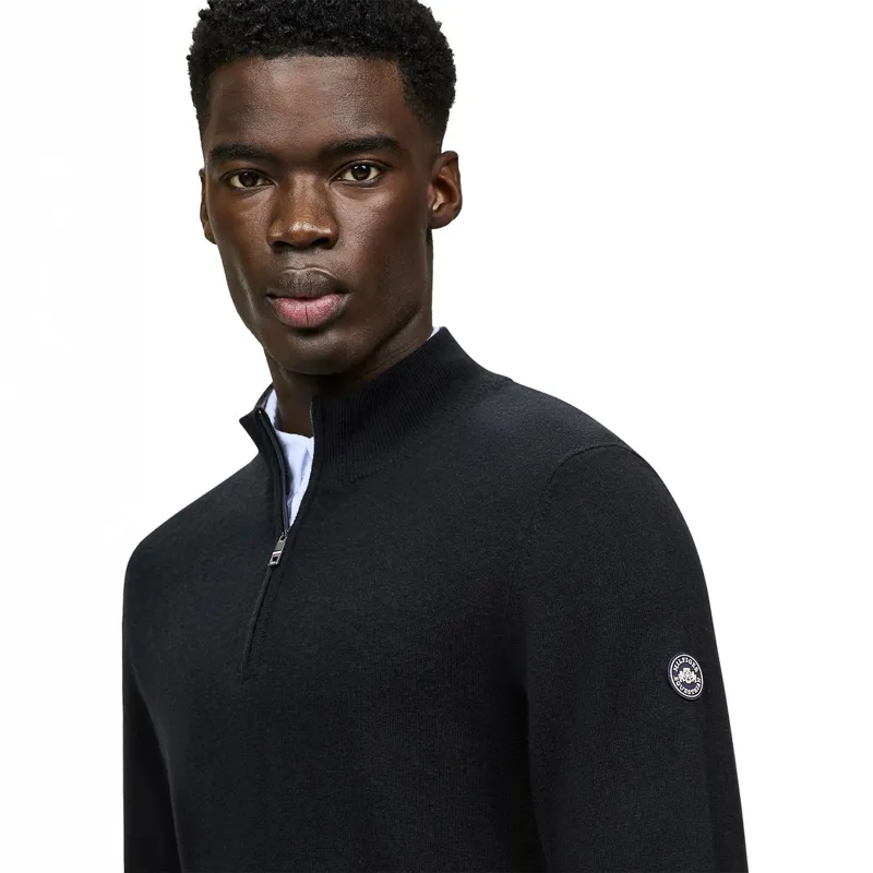 Tommy Hilfiger Oakfield Men's 1/4 Zip Sweater - Desert Sky-3