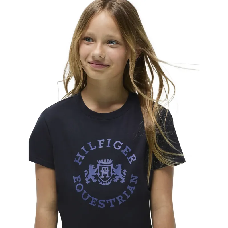 Tommy Hilfiger Pasadena Junior T-Shirt - Desert Sky-1