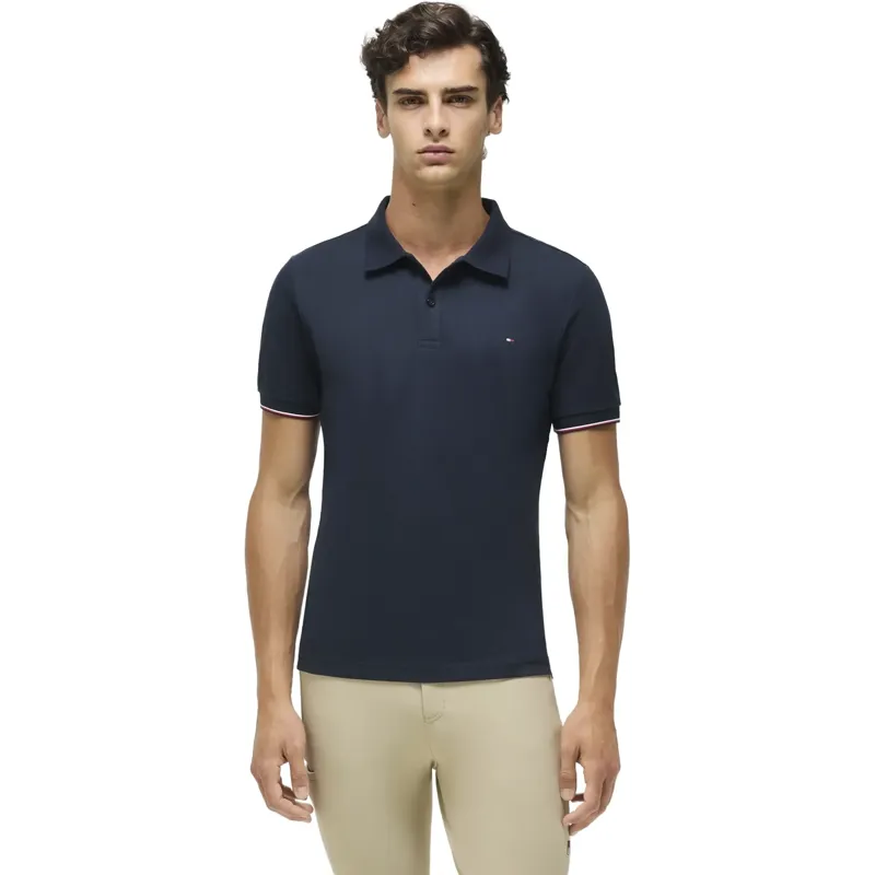 Tommy Hilfiger Pique Men's Polo Shirt - Desert Sky