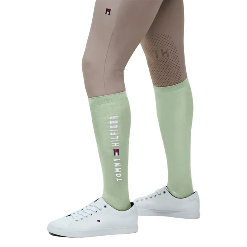 Tommy Hilfiger Riga Unisex Riding Socks - Belair Mint-1