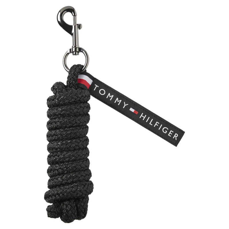 Tommy Hilfiger Yale Shine Halter and Lead Rope Set - Black-3