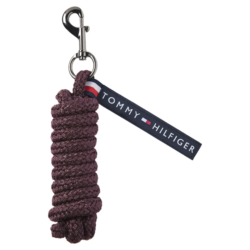 Tommy Hilfiger Yale Shine Halter and Lead Rope Set - Deep Burgundy-2