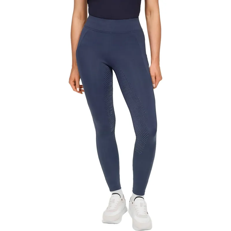 Tommy Hilfiger Amber Full Grip Women's Riding Tights - Faded Indigo