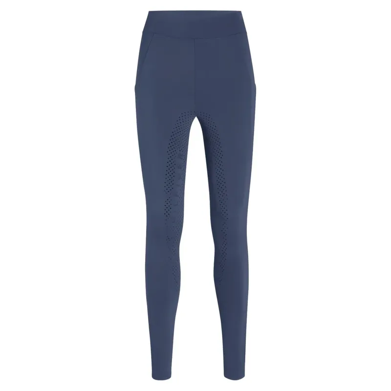 Tommy Hilfiger Amber Full Grip Women's Riding Tights - Faded Indigo-2