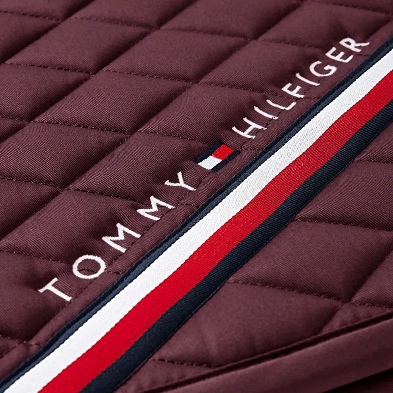 Tommy Hilfiger Stanford Dressage Saddle Pad - Deep Burgundy Pre-Order-4