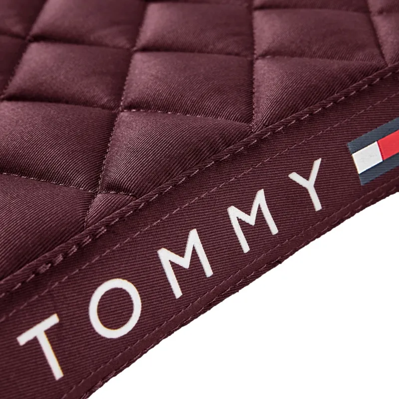 Tommy Hilfiger Stanford Dressage Saddle Pad - Deep Burgundy Pre-Order-2