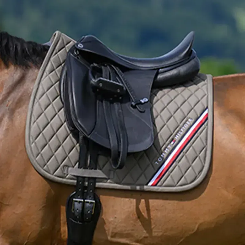 Tommy Hilfiger Stanford Dressage Saddle Pad - Ash