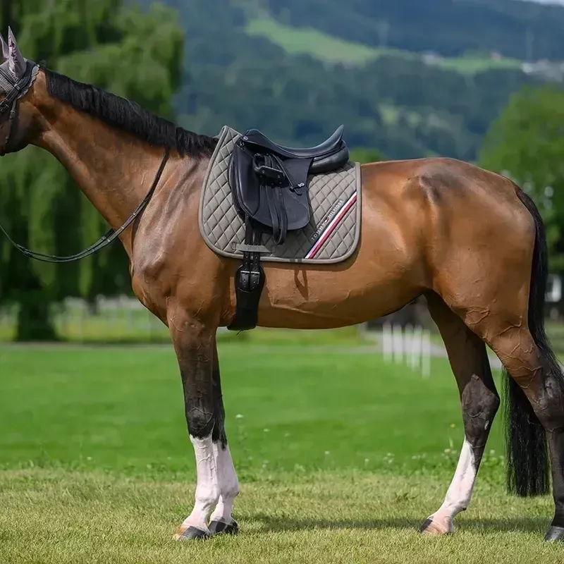 Tommy Hilfiger Stanford Dressage Saddle Pad - Ash-1