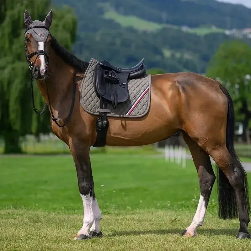 Tommy Hilfiger Stanford Dressage Saddle Pad - Ash-2