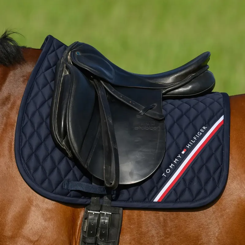 Tommy Hilfiger Stanford Dressage Saddle Pad - Desert Sky-2