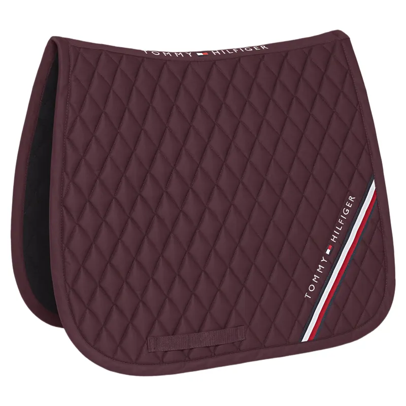 Tommy Hilfiger Stanford Dressage Saddle Pad - Deep Burgundy Pre-Order