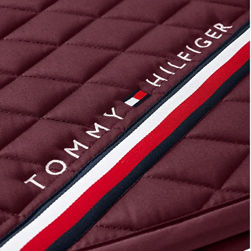 Tommy Hilfiger Stanford Jump Saddle Pad - Deep Burgundy Pre-Order-1