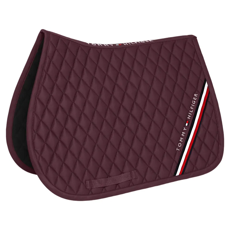 Tommy Hilfiger Stanford Jump Saddle Pad - Deep Burgundy Pre-Order