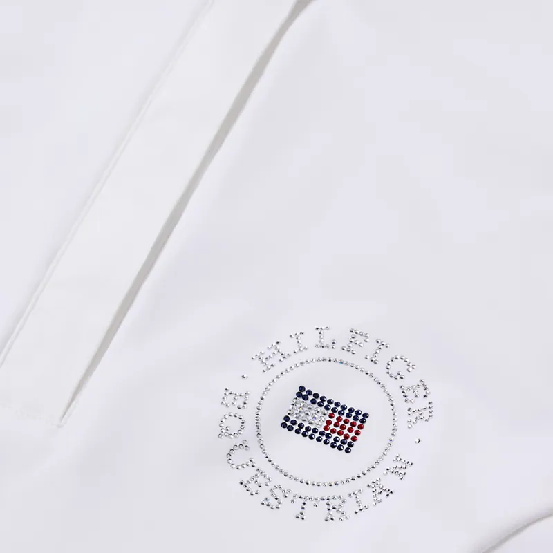 Tommy Hilfiger Taylor Women's Rhinestone Show Shirt - Optic White-4
