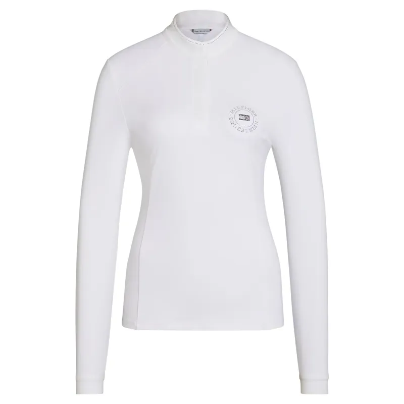 Tommy Hilfiger Taylor Women's Rhinestone Show Shirt - Optic White-1