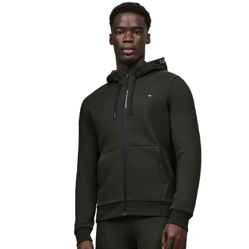 Tommy Hilfiger Union Unisex Zip-Up Hoodie - Pine