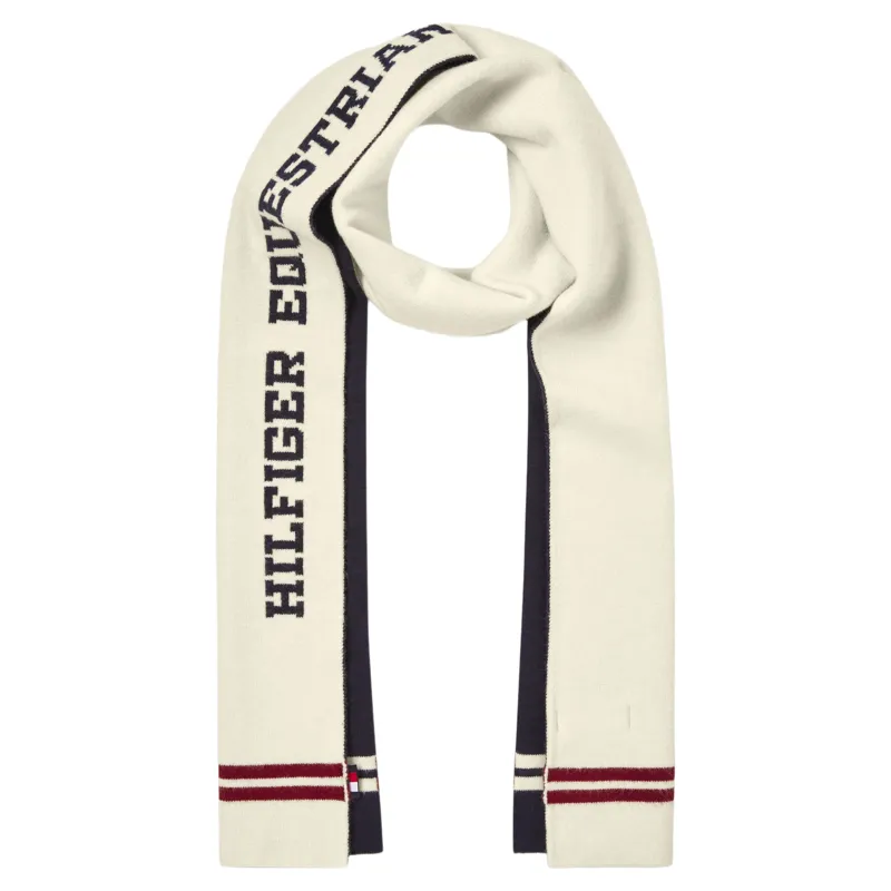 Tommy Hilfiger Vanderbilt Knitted Scarf - Ecru