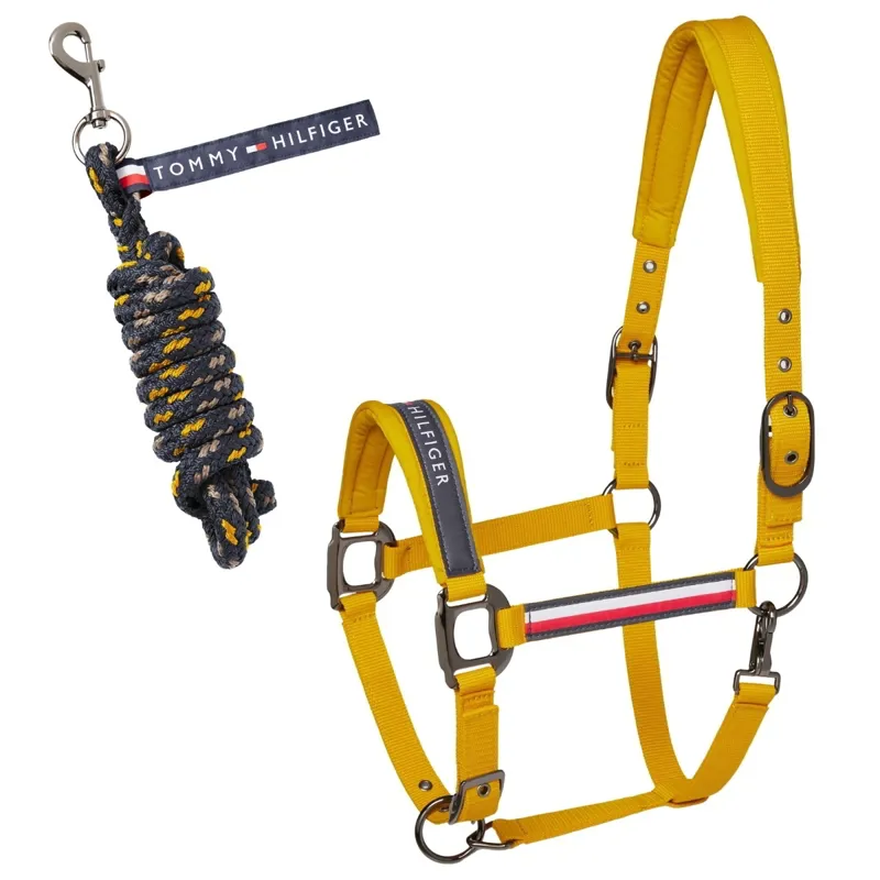 Tommy Hilfiger Yale Halter and Lead Rope Set - Mustard Pre-Order