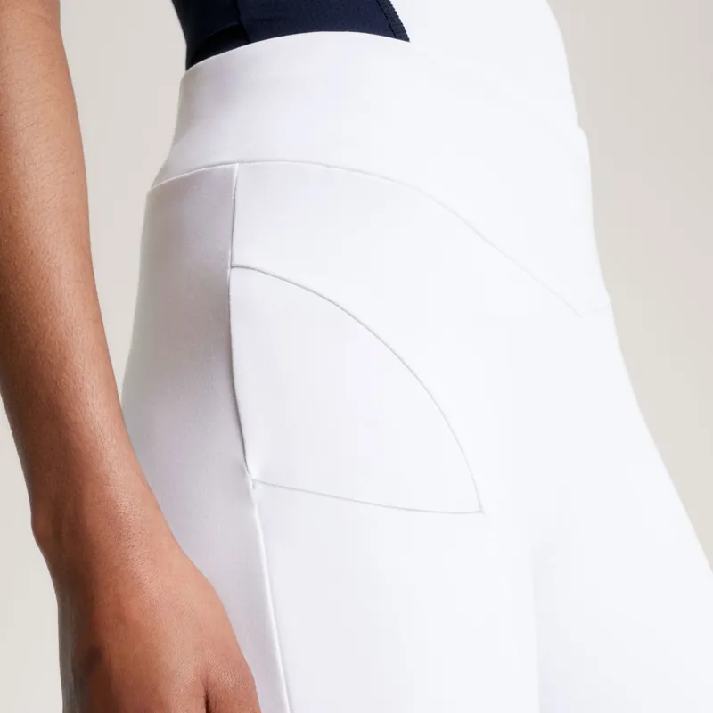 Tommy Hilfiger Elmira Full Grip Women's Riding Tights - White-1