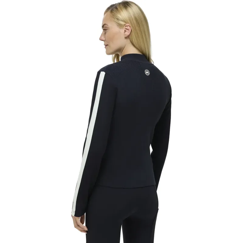 Tommy Hilfiger Mirada Women's Zip-Up Knit Sweatshirt - Desert Sky-1