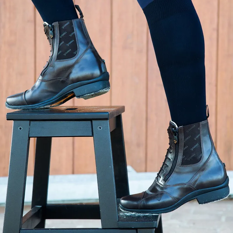 Schockemohle Tonics Stardust II Paddock Boots - Black-2