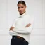 Holland Cooper Tori Roll Neck Knit Ladies Sweater - Natural